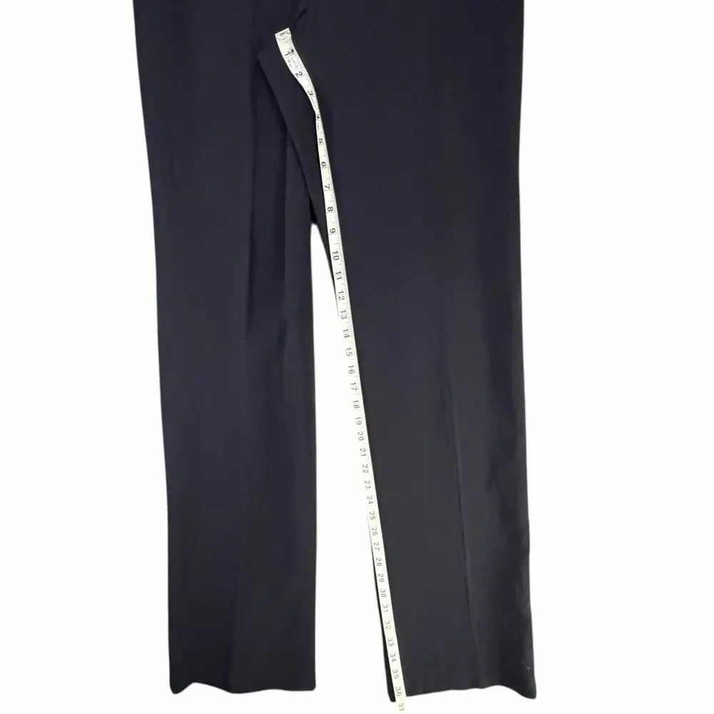 Akris Flore Navy Wool Stretch Tailored Trousers Womens 6 Quiet Luxury‎ NWT $995 - Picture 9 of 15